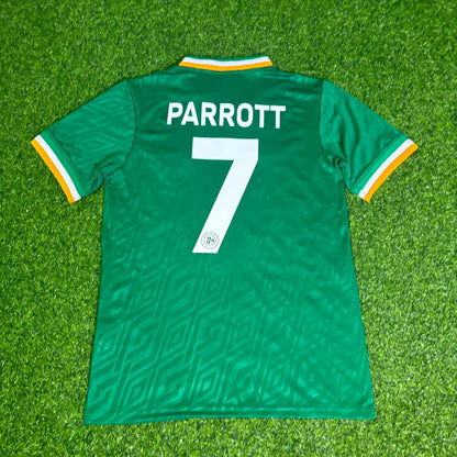 Troy Parrott #7 Ireland Vintage Special Edition Green Football Jersey Kit