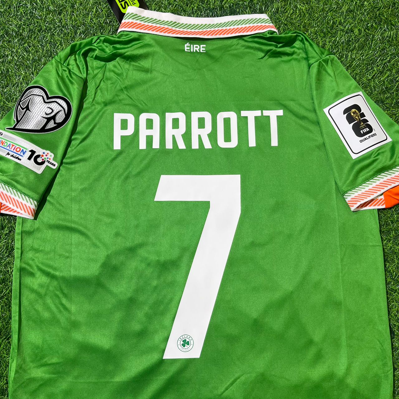 Troy Parrott Ireland Éire Green 2026 World Cup Kids Football Jersey | Special Edition