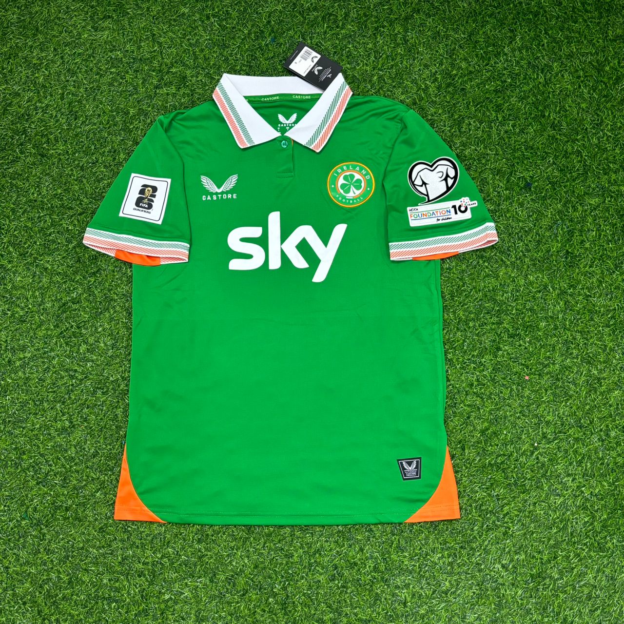 Troy Parrott Ireland Eire Green National Team Football Jersey Collection
