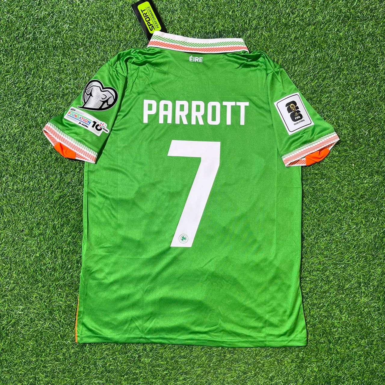 Troy Parrott Ireland Eire Green National Team Football Jersey Collection