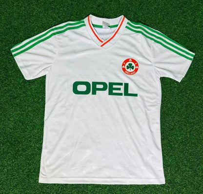 Ireland White Legendary Anniversary Retro Football Jersey Collection