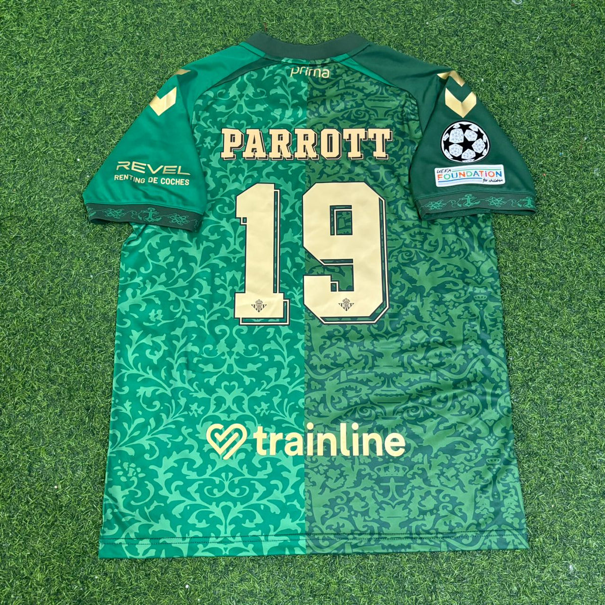 Troy Parrott Real Betis 2027 Awat Champions League Patch Football Jersey