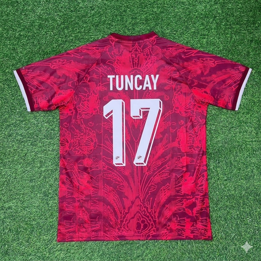 Tuncay Şanlı #17 Turkey Legendary Retro Football Jersey Kit