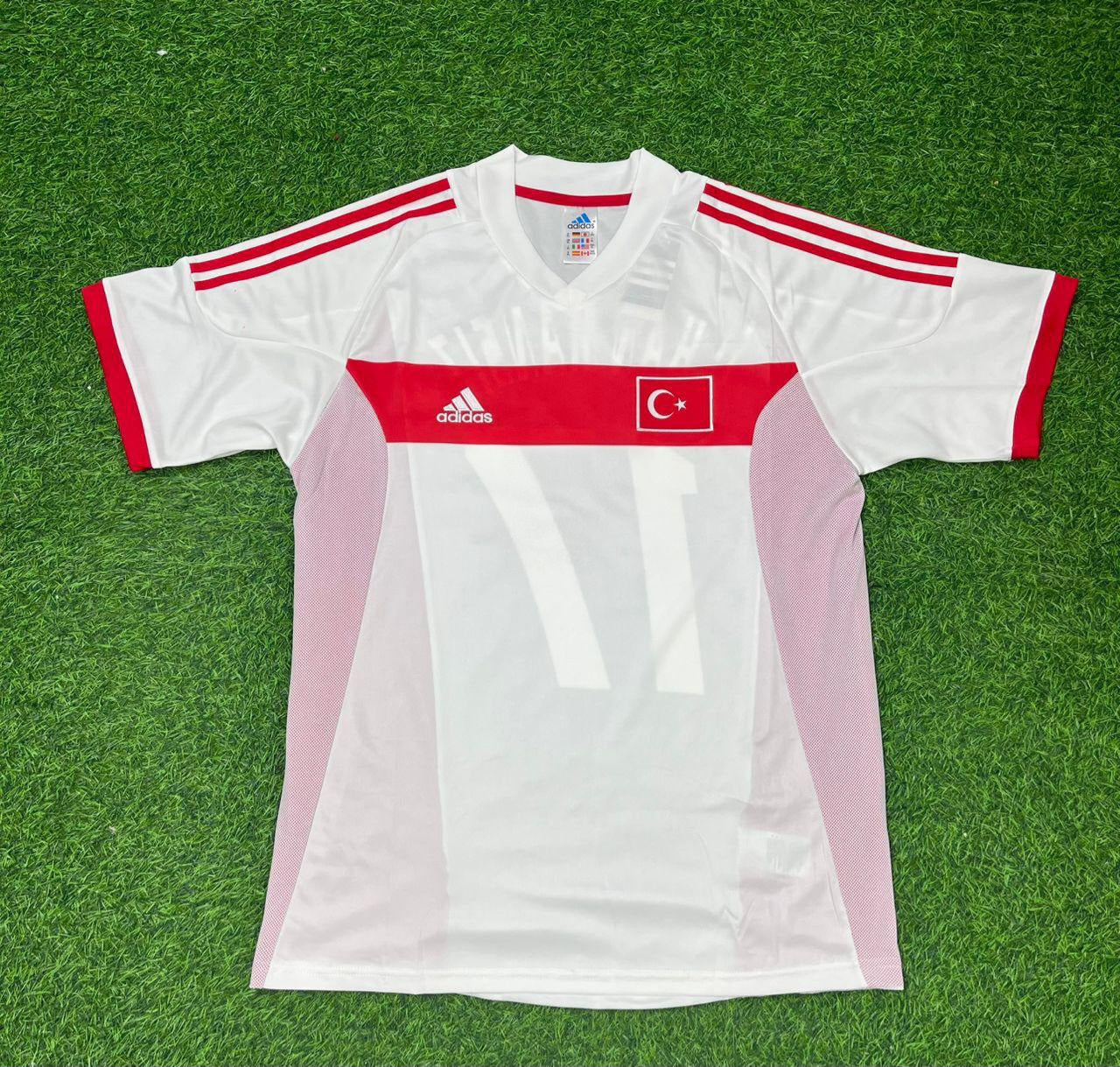 Ferdi Kadioglu Türkiye White Retro Football Jersey Kit