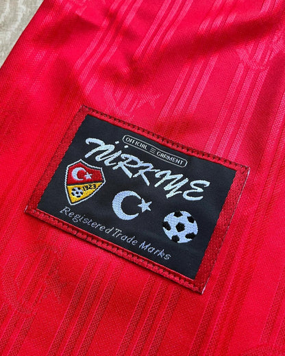 Türkiye Efsane Kirmizi Turkey Retro Kirmizi Özel Forma Football Jersey Kit