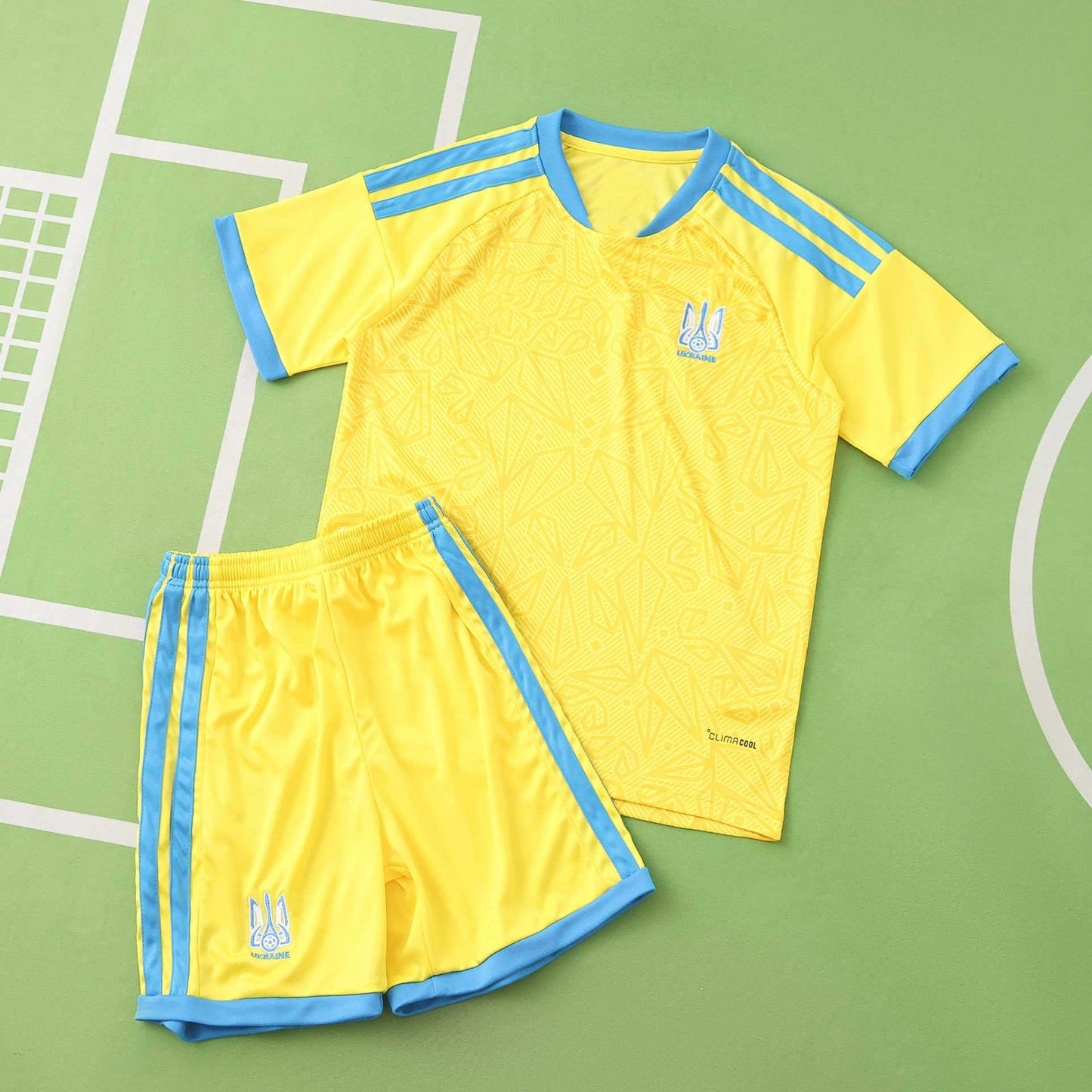 Ukraine World Cup 2026 Kids Football Jersey Kit