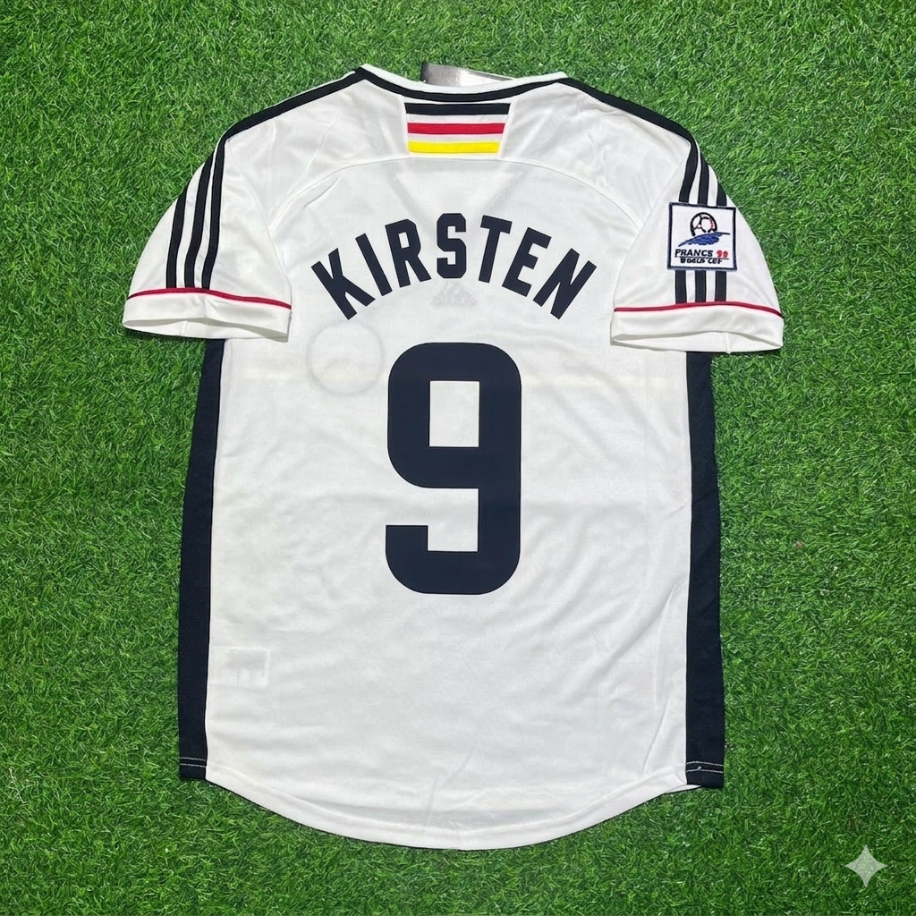 Ulf Kirsten Deutschland 1998 World Cup Retro Fußballtrikot
