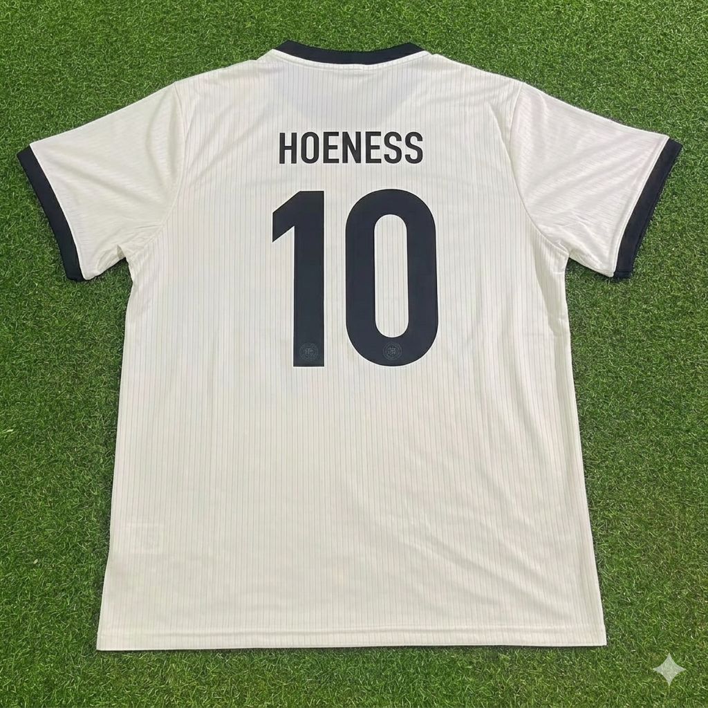 Uli Hoeness Germany 125 Year Special White Football Jersey Kit
