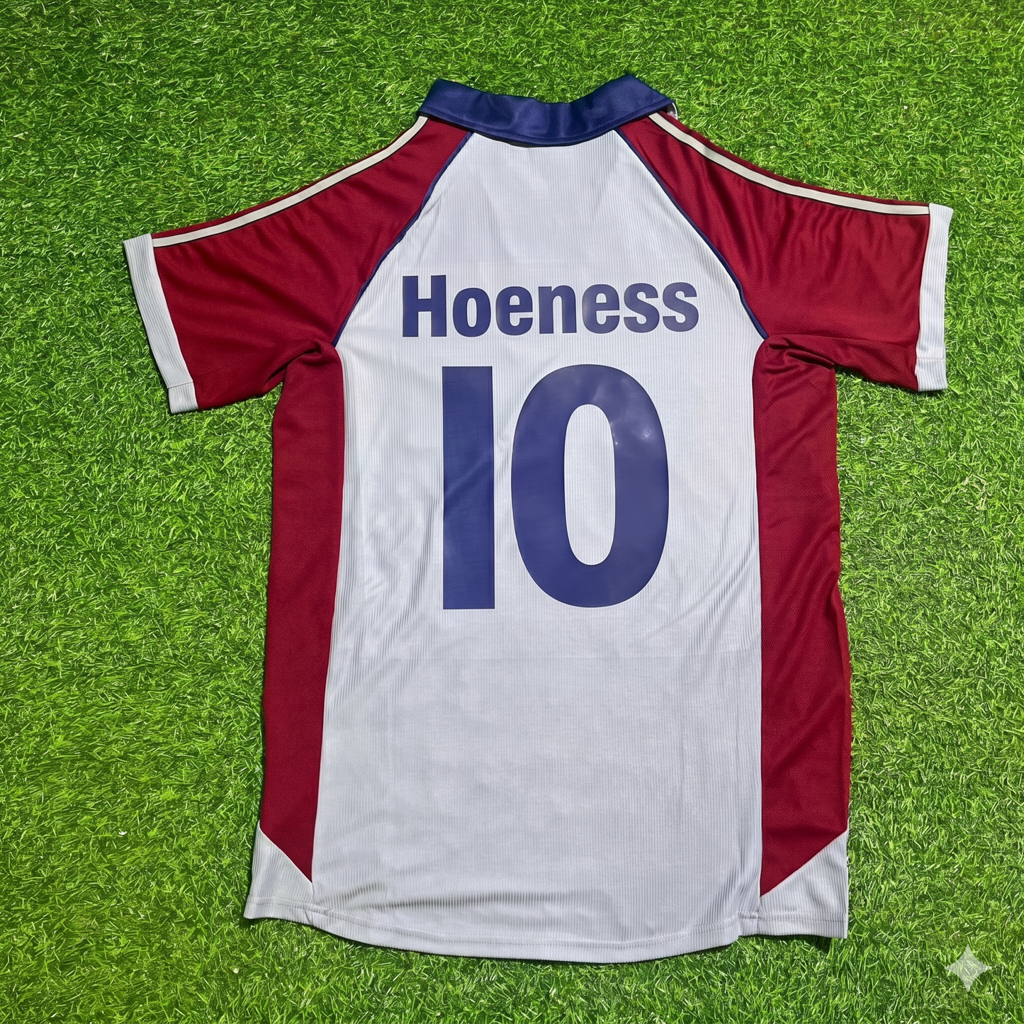 Uli Hoeness #10 FC Bayern München Auswärts Retro Fußballtrikot Grau Jersey