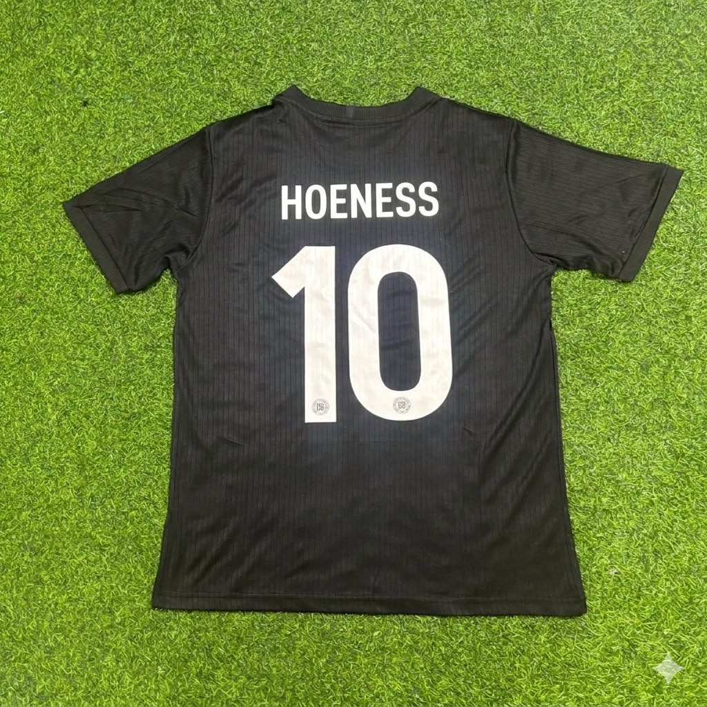Uli Hoeness Germany 125 Years Special Black Football Jersey Kit