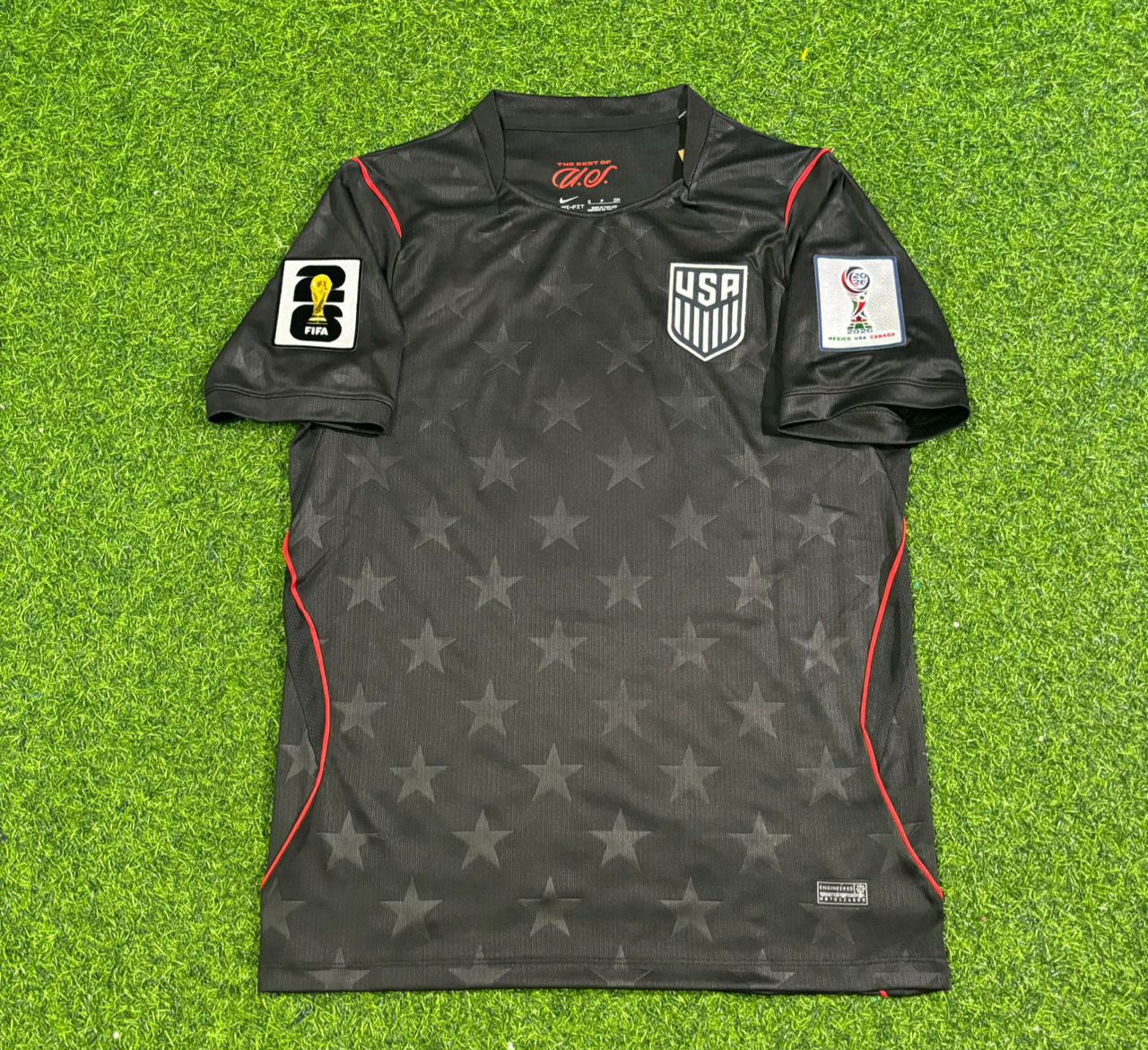 USA USMNT World Cup 2026 Black Football Jersey