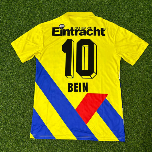 Uwe Bein Eintracht Frankfurt 1993/1996 Retro Yellow Football Jersey Kit