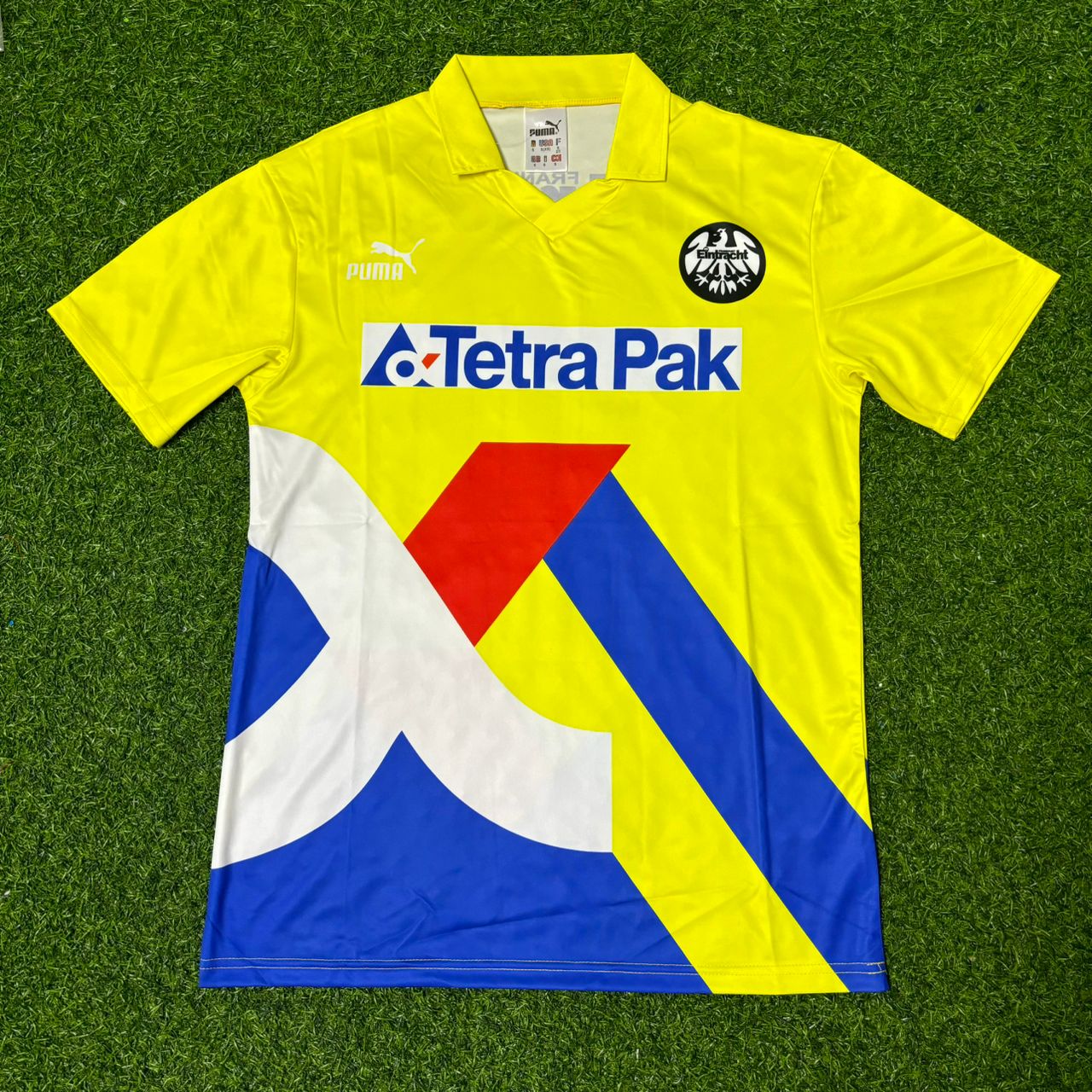 Uwe Bein Eintracht Frankfurt 1993/1996 Retro Yellow Football Jersey Kit