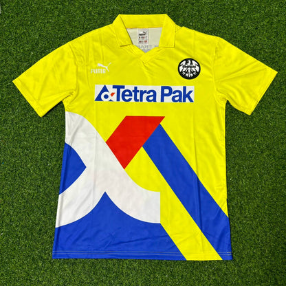 Uwe Bein Eintracht Frankfurt 1993/1996 Retro Yellow Football Jersey Kit