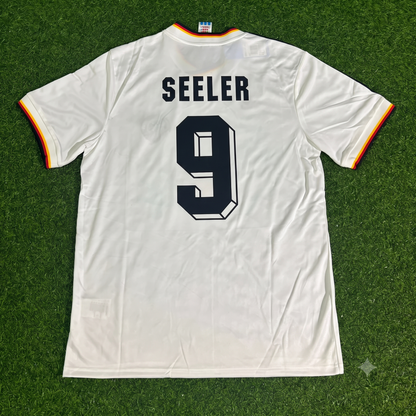Germany World Cup 1986 Uwe Seeler Retro Football Jersey Kit (