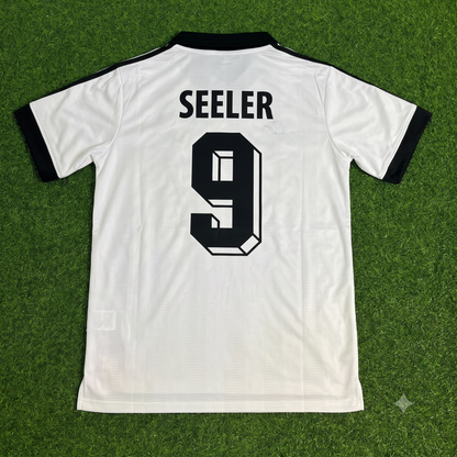 Uwe Seeler Deutschland 1992 Retro Polo Fußballtrikot Jersey