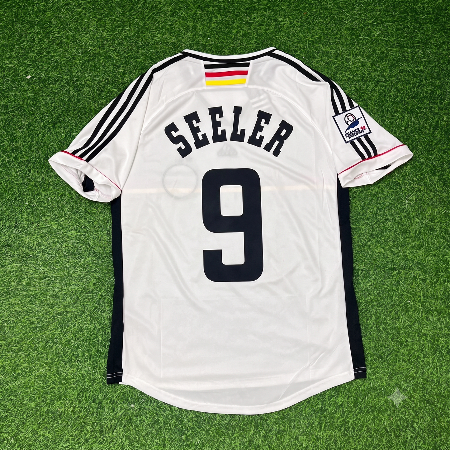 Germany World Cup 1998 Uwe Seeler Deutschland Retro Fußballtrikot