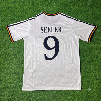 Uwe Seeler Deutschland EM 1996 Finale Heim Retro Fußballtrikot Set Jersey