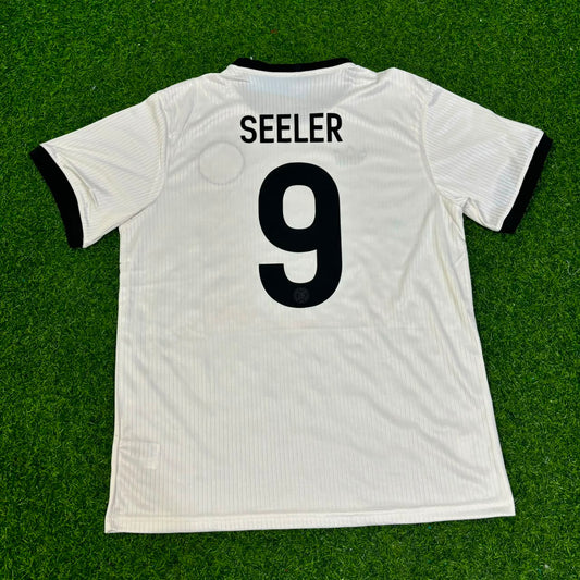 Uwe Seeler Germany 125 Year Special White Football Jersey Paradise Edition