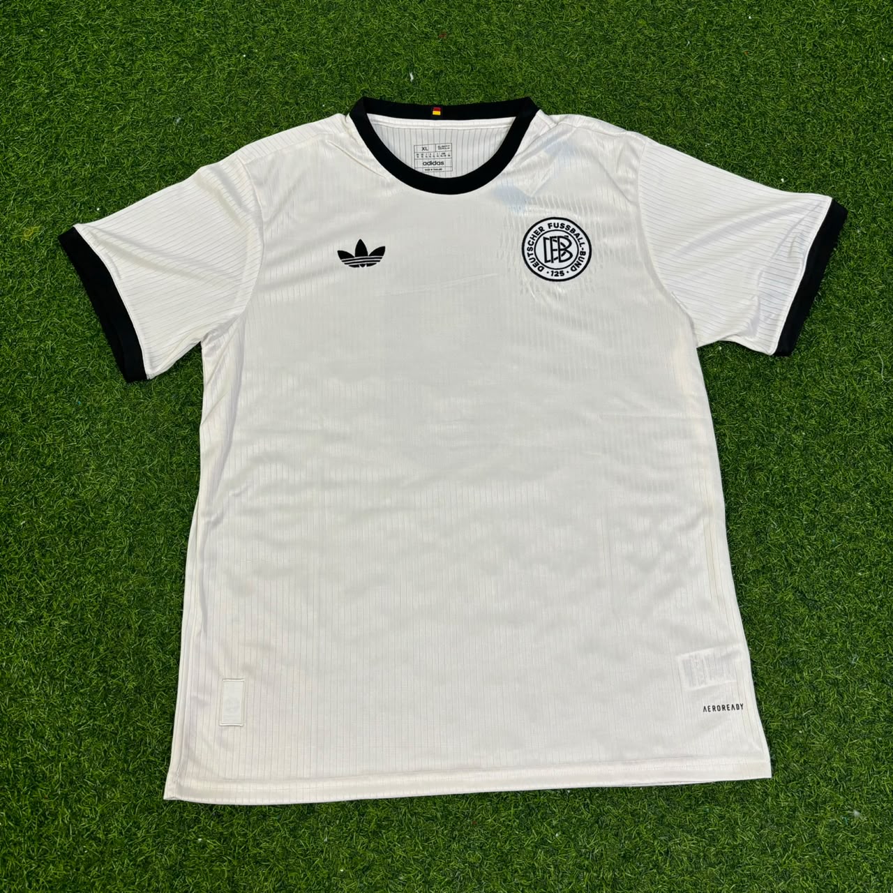 Uwe Seeler Germany 125 Year Special White Football Jersey Paradise Edition