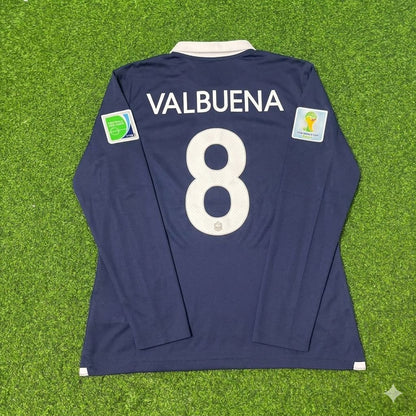 France World Cup 2014 Mathieu Valbuena #8 Long Sleeve Football Jersey