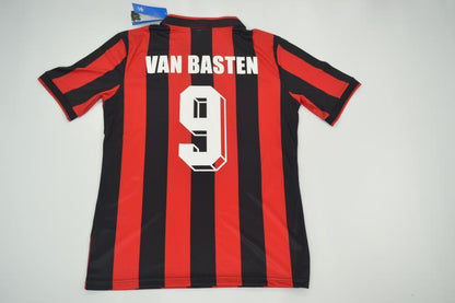 Marco van Basten AC Milan 1991/1992 Retro Football Jersey