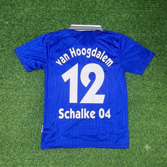Nico van Hoogdalem Schalke 04 1996-1997 Heim Retro Fußballtrikot Jersey