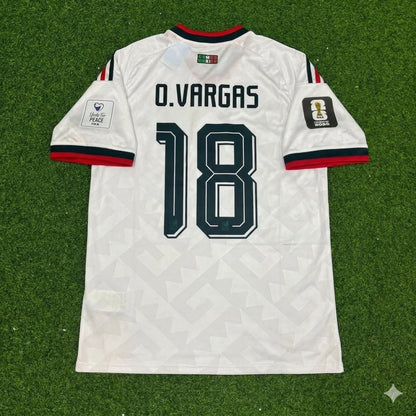 Obed Vargas Vega Mexico 2026 World Cup Home Green Football Jersey