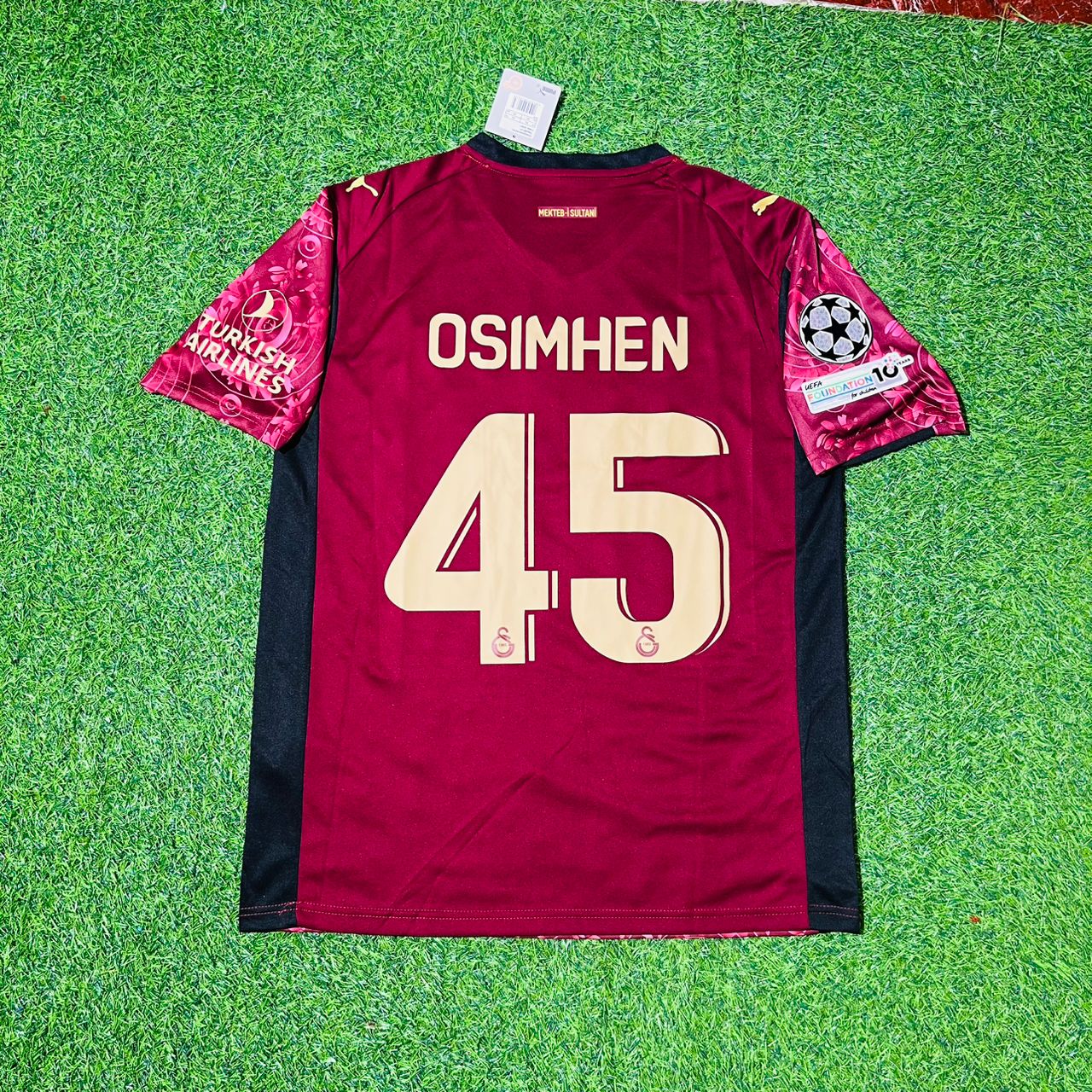 Victor Osimhen #45 Galatasaray 2025 2026 Third Alternative Football Jersey Kit