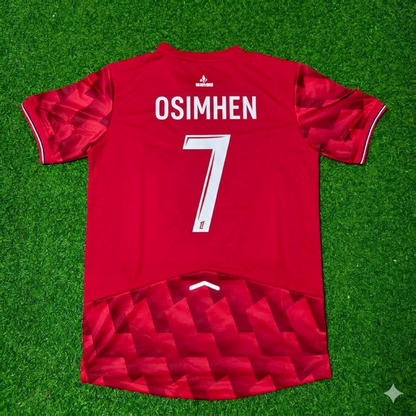 Victor Osimhen #7 LOSC Lille Home Football Retro Football Jersey