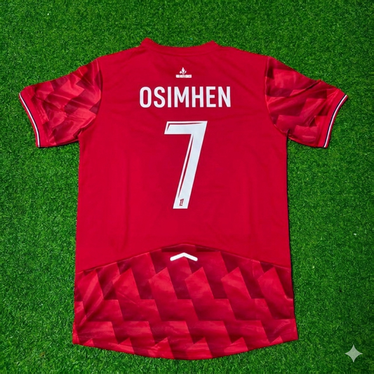 Victor Osimhen #7 LOSC Lille Home Football Retro Football Jersey