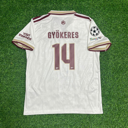 Viktor Gyökeres Arsenal 2026 Away Football Jersey