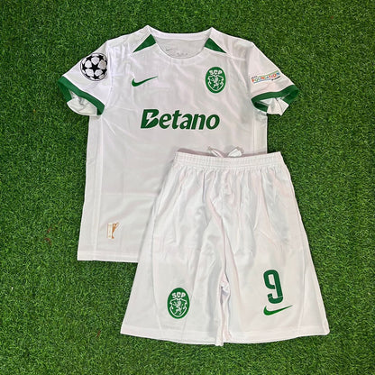 Viktor Gyökeres Kids Size Sporting CP Lisbon Kids Football Jersey Kit