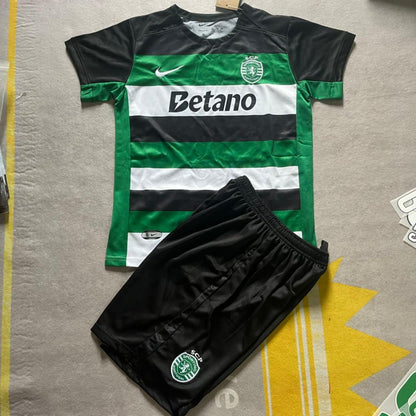 Viktor Gyökeres Kids Size Sporting CP Lisbon Kids Football Jersey Kit