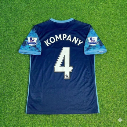 Vincent Kompany 4- Manchester City 2016 2017 Season Retro Football Jersey