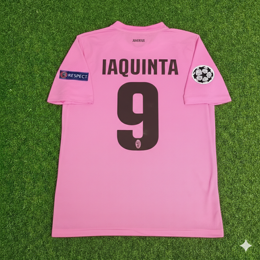 Vincenzo Laquinta Juventus Pink 2012 2013 Season Retro Football Jersey