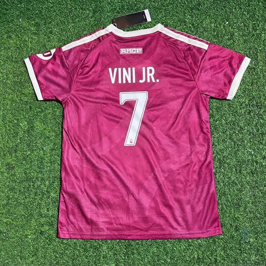 Vinicuis Jr. Pink Football Jersey