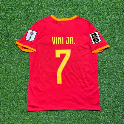 Brazil World Cup 2026 Vinicius Júnior 7# Red Football Jersey