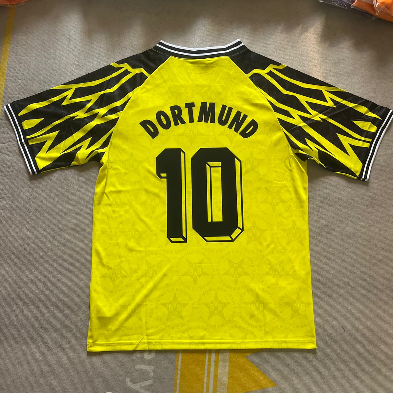 Borussia Dortmund 1994-1995 Retro Trikot Jersey - Sammer, Zorc, Mill Era