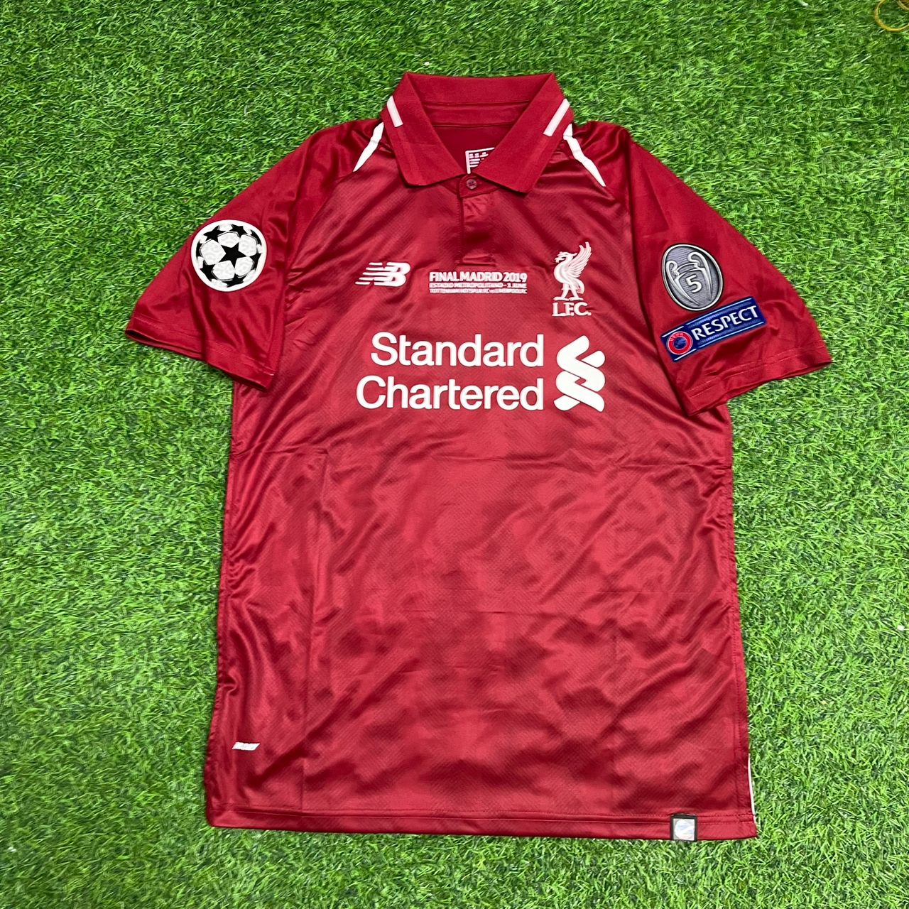 Dejan Lovren Liverpool 2019 CL Final Retro Football Jersey Kit