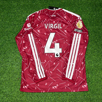 Virgil van Dijk Liverpool 2027 Long Sleeve Football Jersey Kit