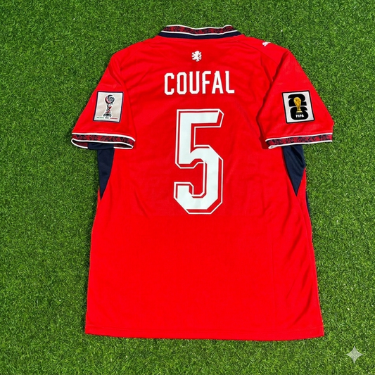 Czech Republic World Cup 2026 Vladimír Coufal #5 Czechia Football Jersey