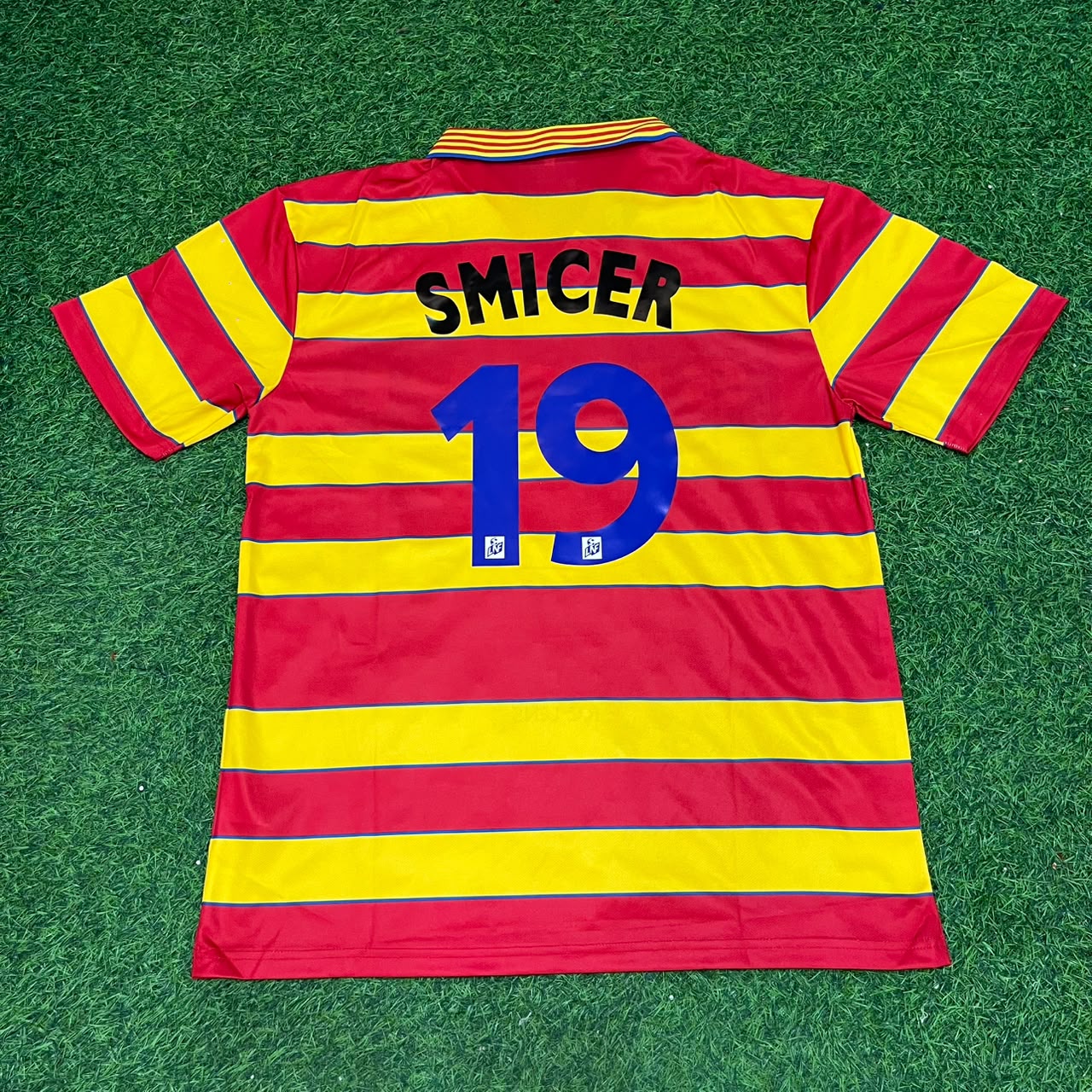 Vladimir Smicer RC Lens 1998 Retro Football Jersey Kit