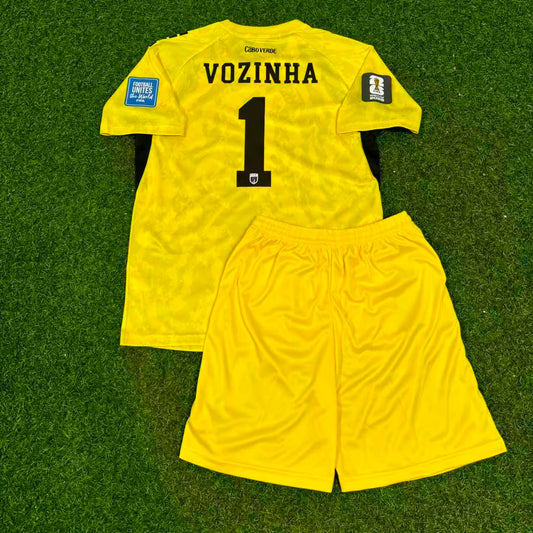 Cape Verde World Cup 2026 Vozinha Goalkeeper Kids Football Jersey