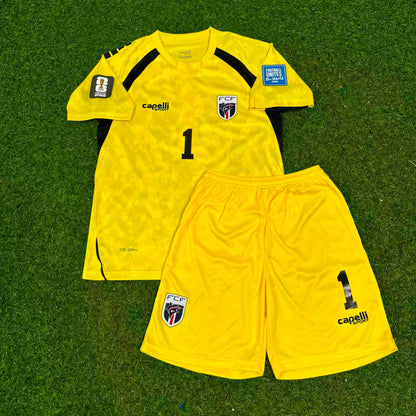 Cape Verde World Cup 2026 Vozinha Goalkeeper Kids Football Jersey
