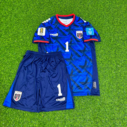 Cape Verde World Cup 2026 Vozinha Children Blue Football Jersey