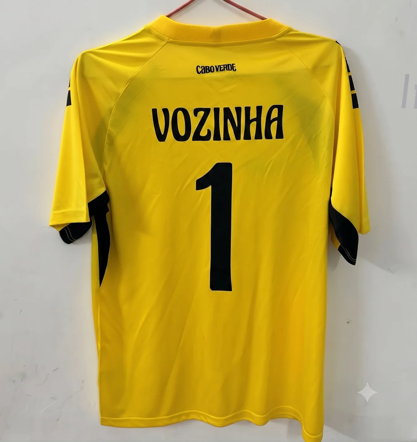 Vozinha Goalkeeper Cape Verde World Cup 2026 Yellow Football Jersey Shirt Trikot Maillot