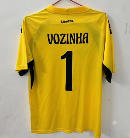 Vozinha Goalkeeper Cape Verde World Cup 2026 Yellow Football Jersey Shirt Trikot Maillot