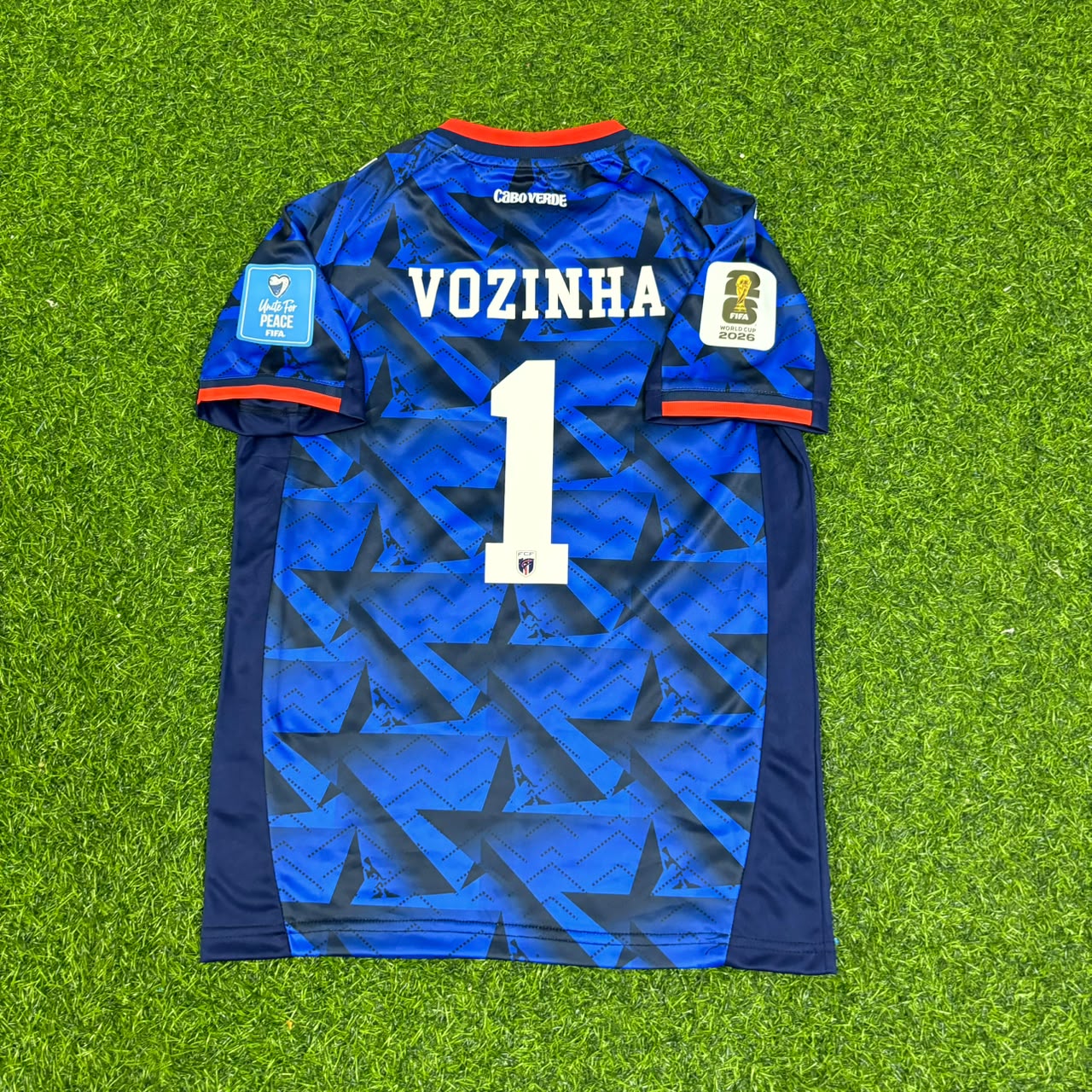 Cape Verde World Cup 2026 Vozinha Children Blue Football Jersey