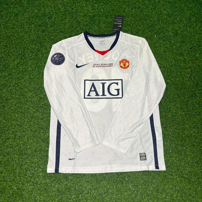 Wayne Rooney 10 Manchester United 2009 Final Retro Long Sleeve Football Jersey
